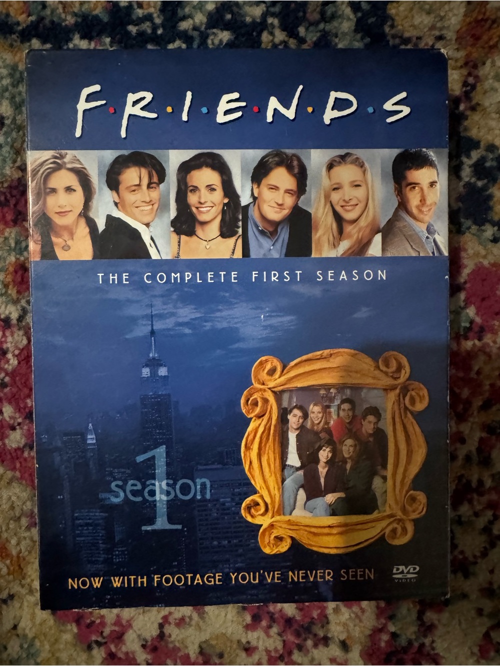 FRIENDS Season 1 DVD Box Set - Blue and Gold Cover